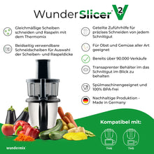 Cargar imagen en el visor de la galería, WUNDERSLICER® V2 | Cortador de verduras para Thermomix TM6, TM5
