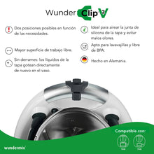 Cargar imagen en el visor de la galería, ¡NUEVO! WUNDERCLIP V2 | SOPORTE para la tapa de Thermomix® TM5/TM6
